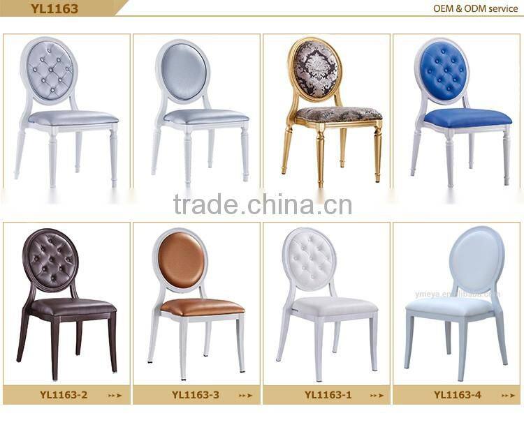 Hot sale durable aluminum stackable events chair