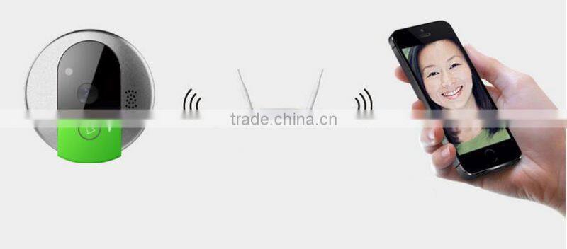 Vsarcam C95 WIFI Doorcam HD 720P CMOS Sensor Wireless Doorbell Two Way Audio/Video/Mobile View IP Indoor Camera
