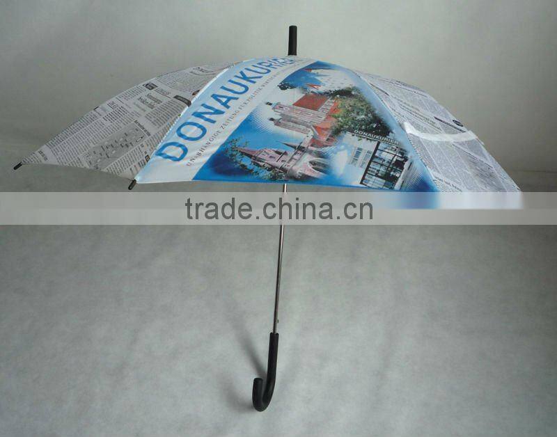 Fashion heat transfer paper print umbrella