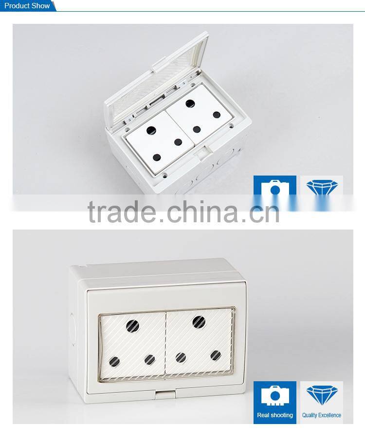 African Style IP65 Waterproof Female Plug Sockets and Switches