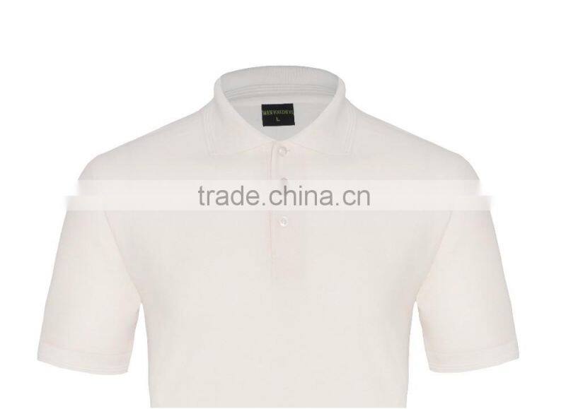 Plain Breathable Men's Business Uniform Pique Polo Shirt Wholesale