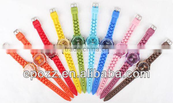 Waterproof 3 ATM Luxury Led Silicone Watch Ladies Watch Supplier