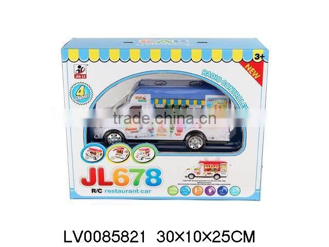 4CH rc restaurant car toy with light&music