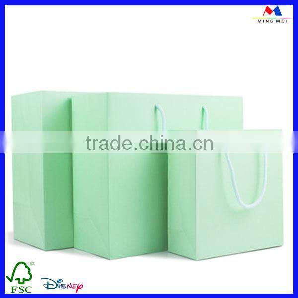 recycled high end paper packing bags