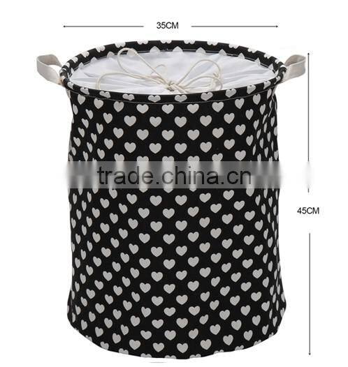 Most Safe Kids Clothes Storage Fabric Basket with Handles