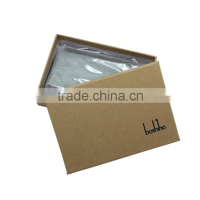 Boshiho crazy horse leather wallet to clips