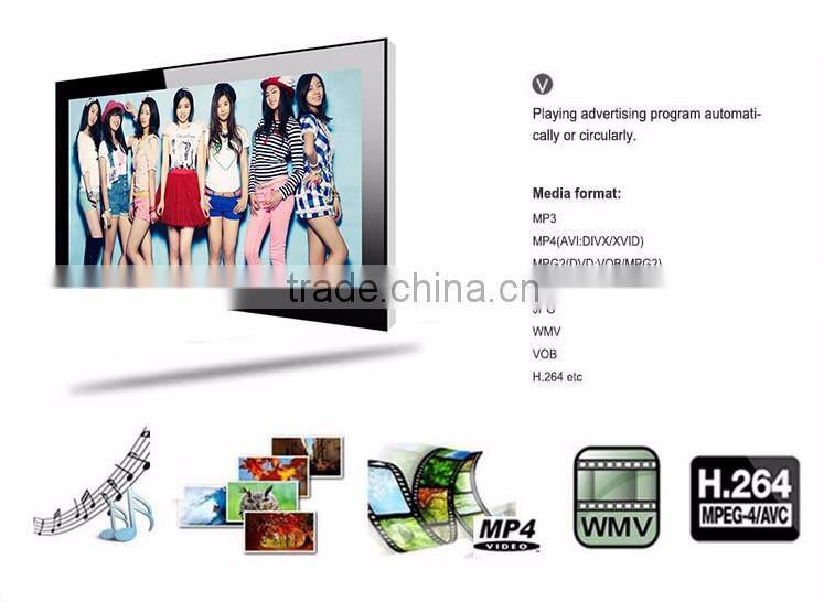55inch indoor wall mount lcd electronic digital signage digital lcd advertising screen
