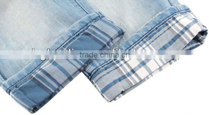 European style trendy denim new design kids shorts