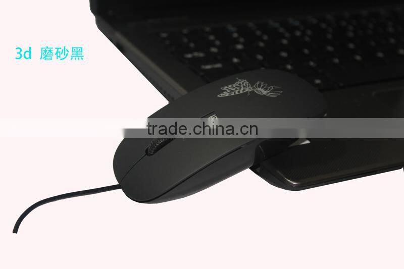 1200 dpi scalable cute and lovely schoolgirl notebook game mouse cable4 color optional