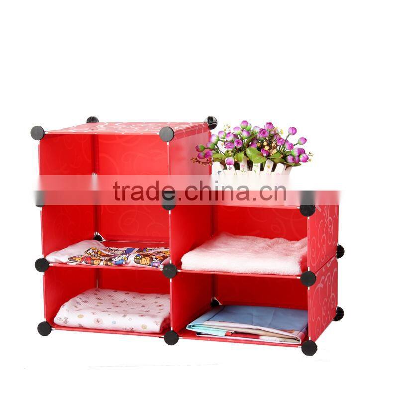Hot sale plastic cube shelves
