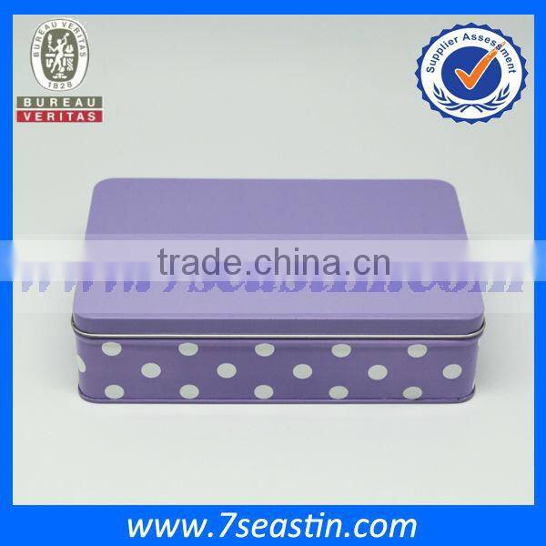 christmas butter cookie box rectangular metal box