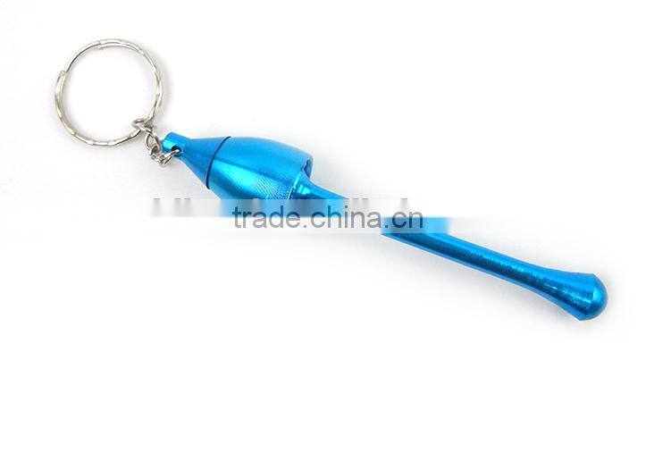 hot on amazon sale aluminum mini keychain small smoking pipes