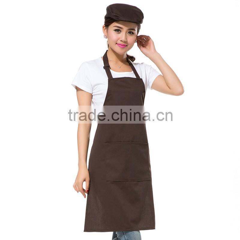 Latest Restaurant Hotel french Bib adjustable Chef Apron uniform
