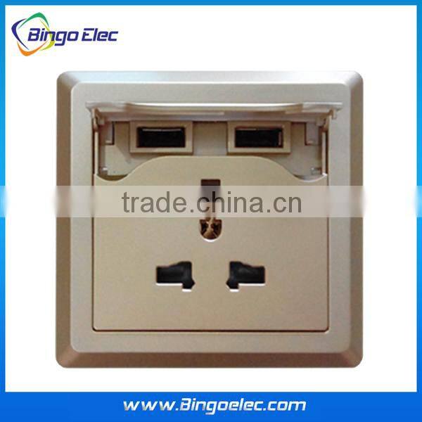 euro usb wall socket 220v