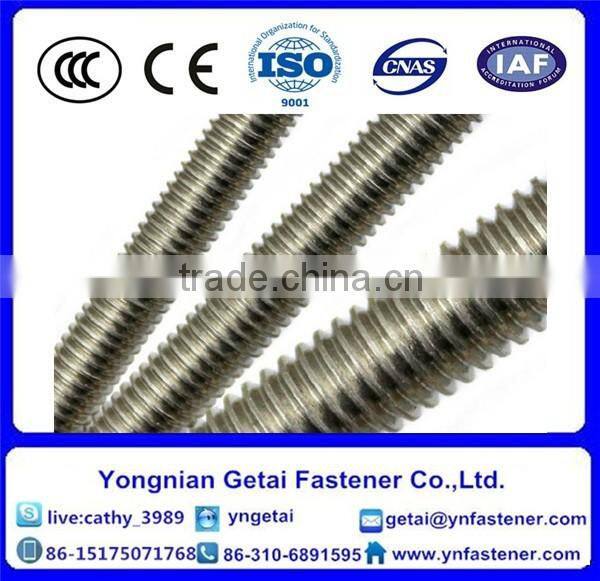 ASTM A479 stainless steel 316 threaded bar M6