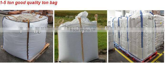 jumbo ton bag/PP Big Ton Bag in sales/White Poly Fibc Bulk Bag One Ton Bag