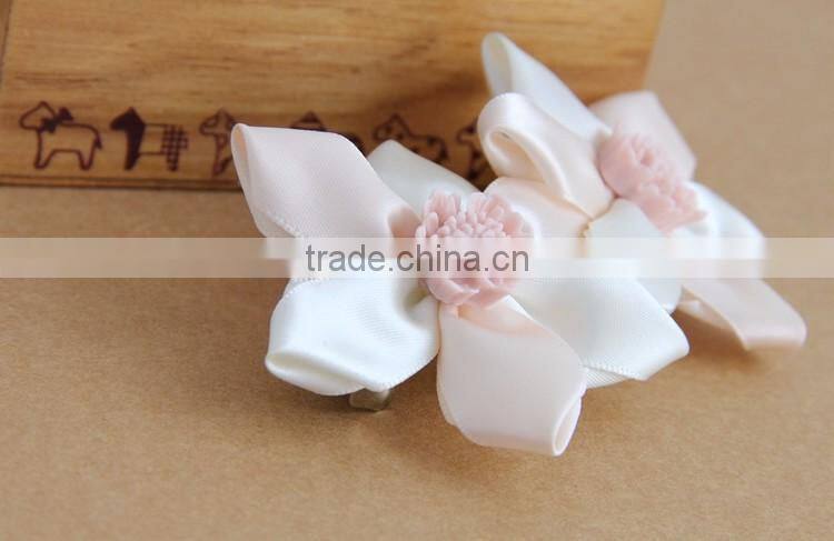 MYLOVE beautiful white flowers hairpins fairy hair accessory handmade
