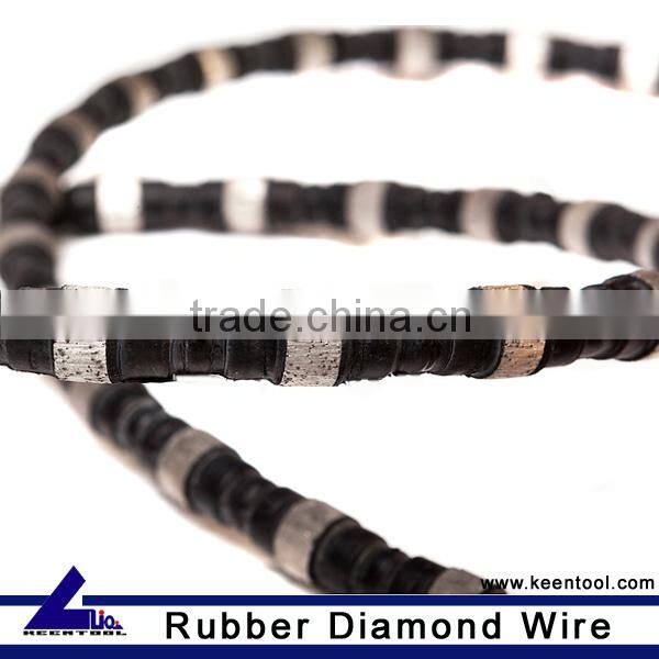 Sandstone cutting wire for quarry and block trimming