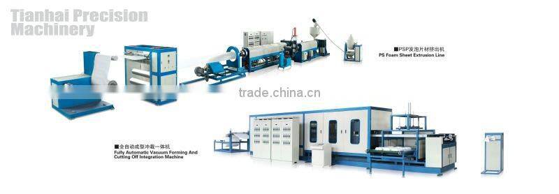 plastic disposable food box making machine