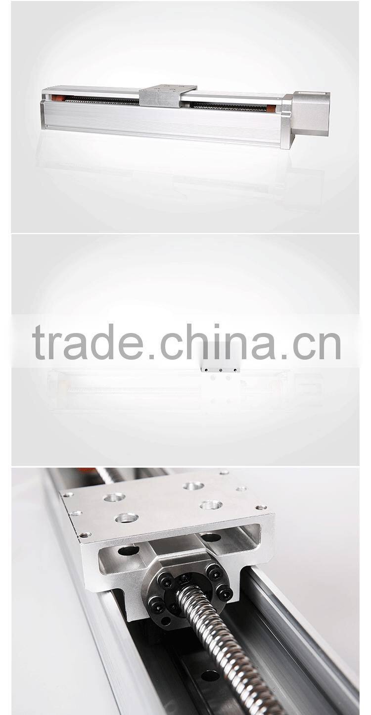 High Precision Long Travel Recirculating Ball Bearing Motorized Machining Linear Stage