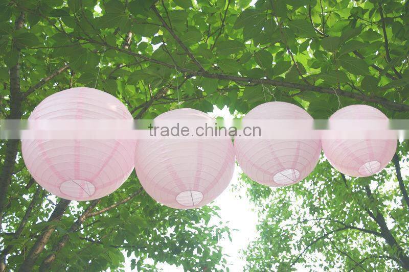 YIWU PARTYSUPPLIER 8" 12" 16" Assorted Eyelet Paper Lanterns