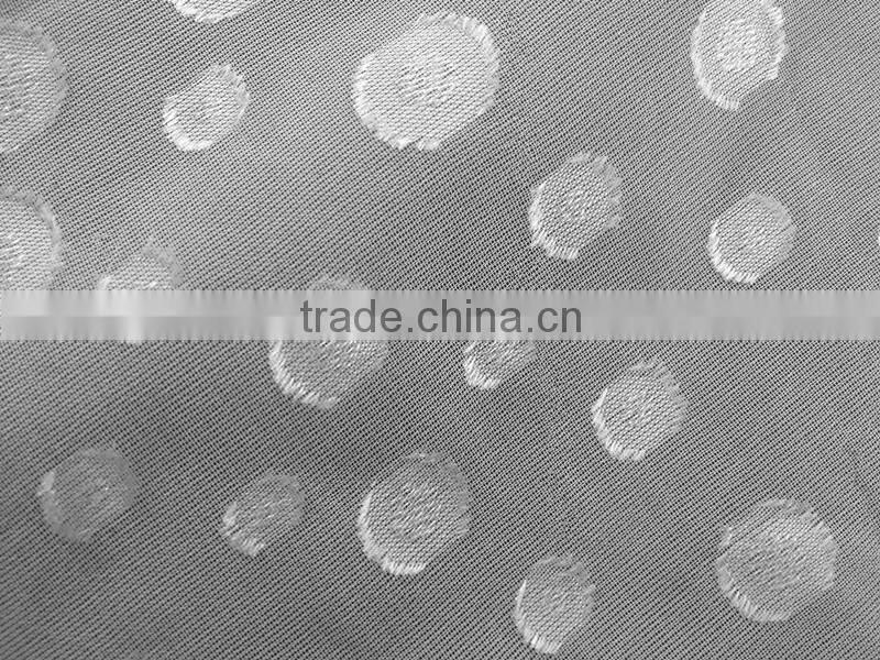 2014 new small dot 100%polyester grey fabric