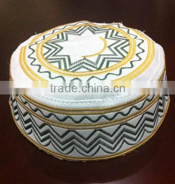 Cheap emboridery Indonesia muslim prayer cap