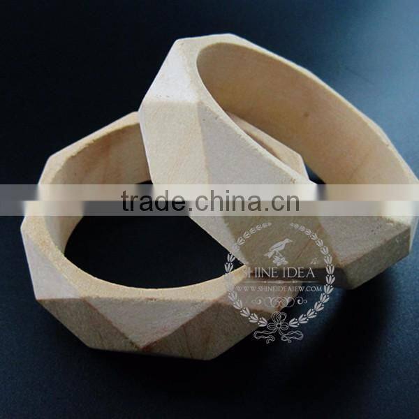 69mm natural log wood vintage style bracelet bangle DIY painting bracelet supplies 1900113