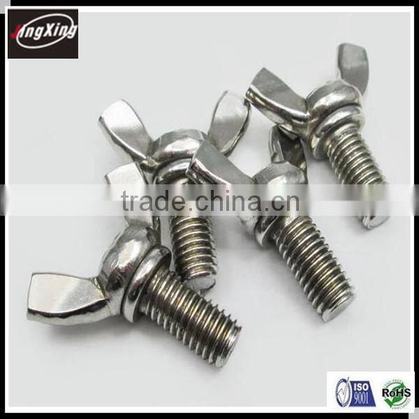 factory price DIN315 Stainless Steel 316 Wing Nuts Bolt Screw