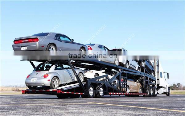 TITAN car haulier trailers , car transport semi truck trailer , car transporter trailer