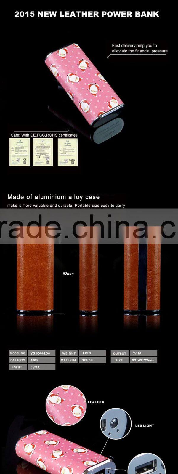 China Shenzhen Factory cell phone charger 5200mah Power Bank For Iphone,samaung,HTC ,ipad