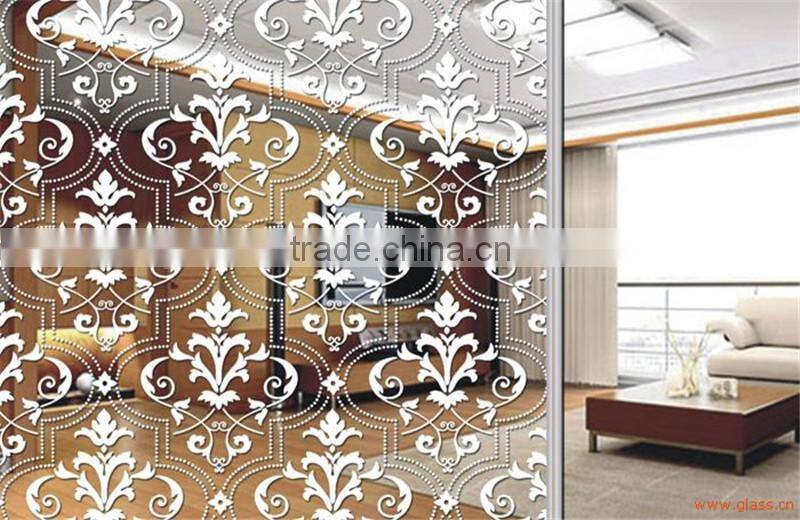 tranparent interior glass titanium door glass