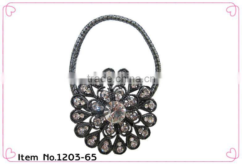 high quality crystal ponytail holders for women