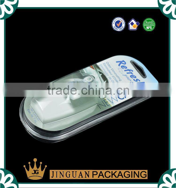 2016 custom plastic clear pvc blister packaging for air refresh