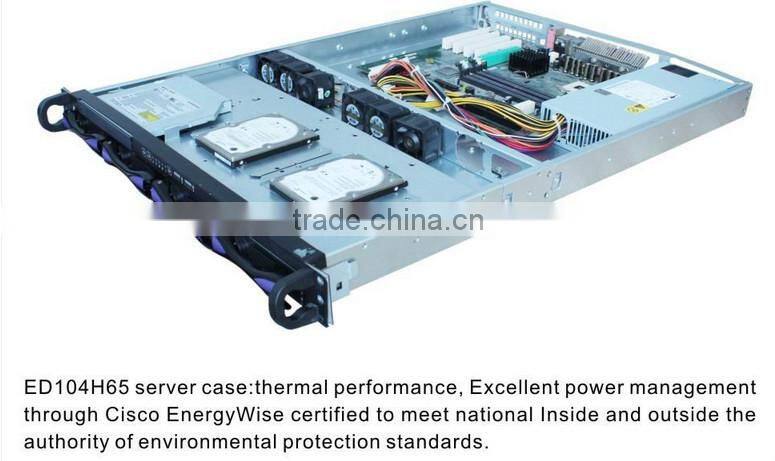 1u 4 bays rackmount server case atx pc case