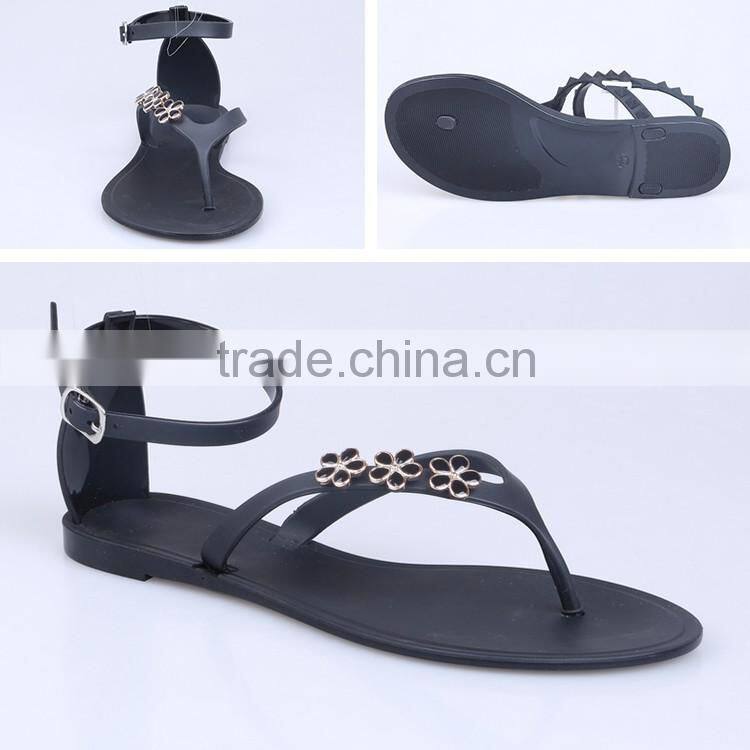 Best-selling brand cost price fashion jelly shoes woman 2016