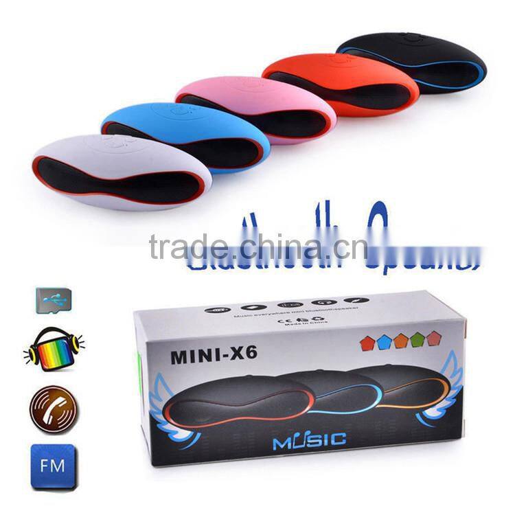 Rugby X6 Multi-function Bluetooth V3.0 Mini Speakers