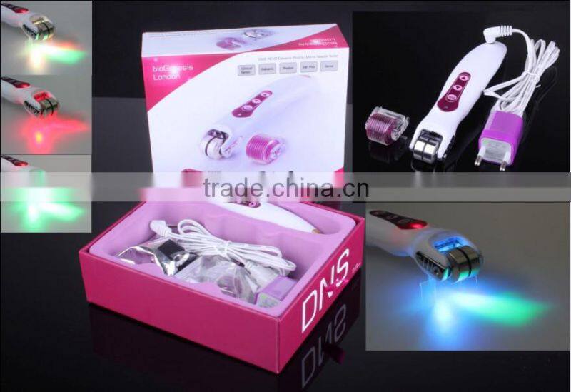 New design BIO and Photon Dermaroller/skin roller Treatment Homecare System SRS-540