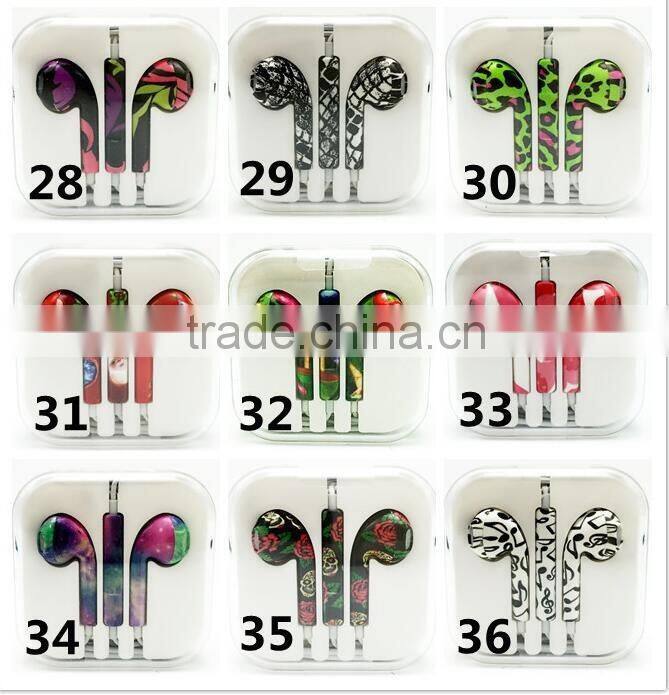 Promotional Earphone 3.5mm Music Microphone Stereo Bass In-Ear Wired Ear Phones Headset For Mobile Phone MP3/4