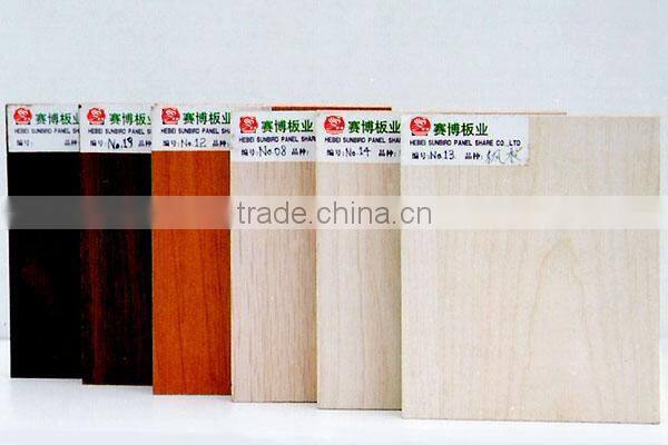 Particleboard/chipboard/melamine laminated particleboard of 18mm for furniture