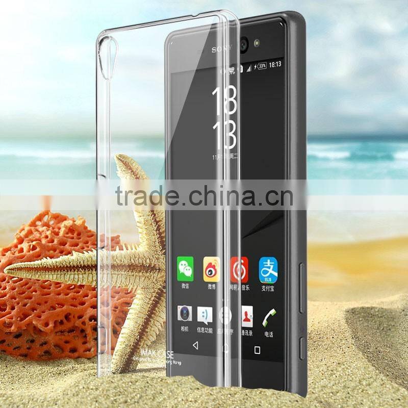 2016 Newest ORIGINAL IMAK Quality Crystal Case for Sony Xperia C6 BACK COVER,Ultra DIY CASE Cover AIR II CASE ANTI-SCATCH