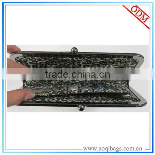 Leopard Ladies' Lather Wallet Purse New Design WT011