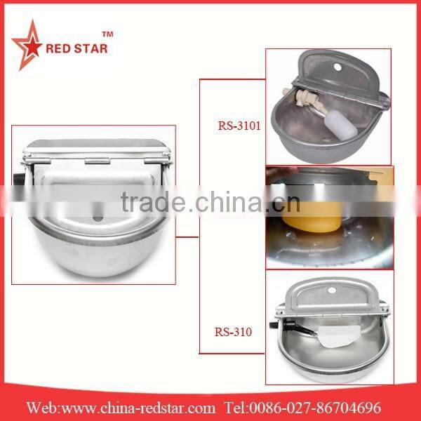 Three Stykes Float Valve Stainless Steel Cow Drinking Bowl