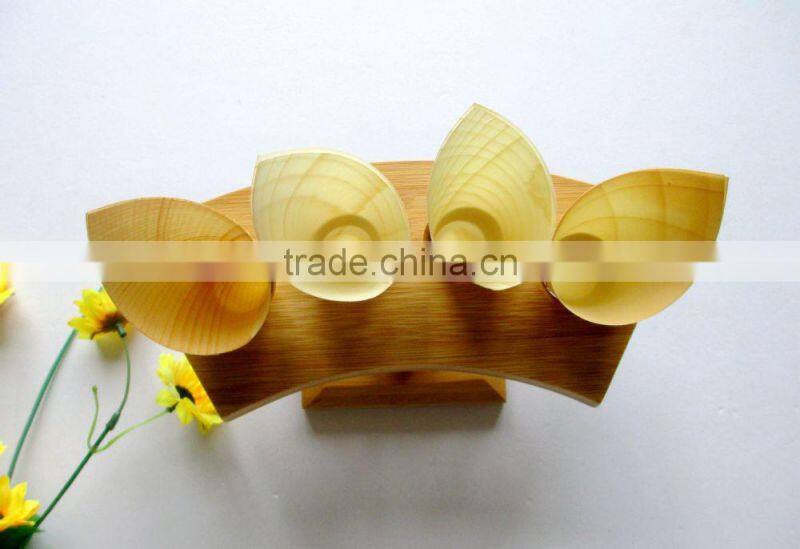 Bamboo sushi cone shelf