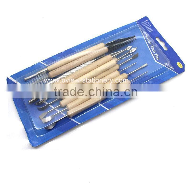 11pcs polymer clay tools set/pottery tool kits/ clay carving tools