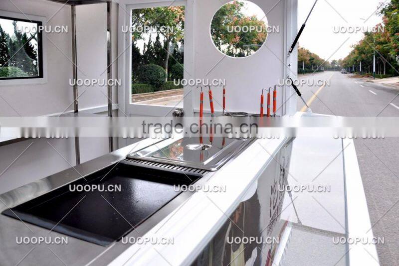 China customization provided electric food truck with three wheels