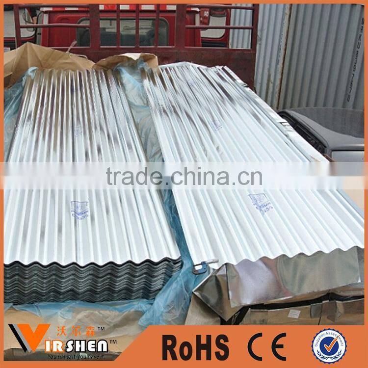China Special color coated roofing steel sheet corrugated GI PPGI