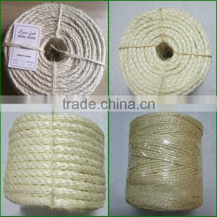 Natural sisal rope from manufacturer