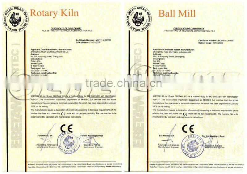 2500tpd Cement Rotary Kiln for Cement Clinker Calcination