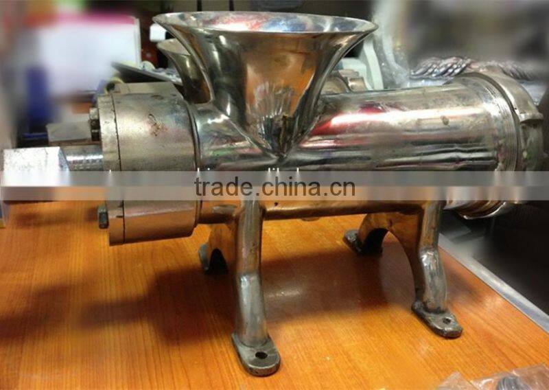 high quality commercial tinned manual meat mincer no. 32